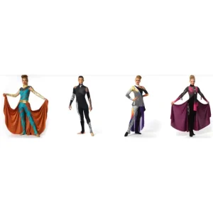 Kostum Color Guard Print Spandex - Image 3